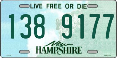 NH license plate 1389177