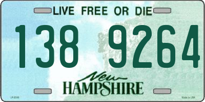 NH license plate 1389264