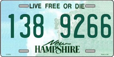 NH license plate 1389266