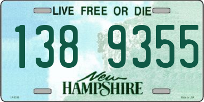 NH license plate 1389355