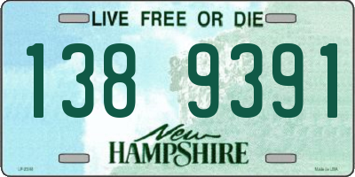 NH license plate 1389391