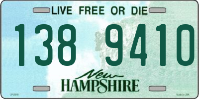 NH license plate 1389410