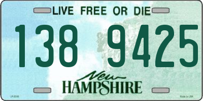 NH license plate 1389425