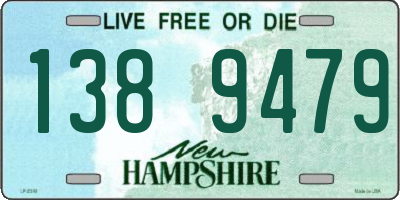 NH license plate 1389479