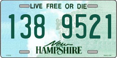 NH license plate 1389521