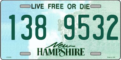 NH license plate 1389532