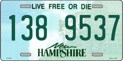 NH license plate 1389537