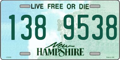 NH license plate 1389538
