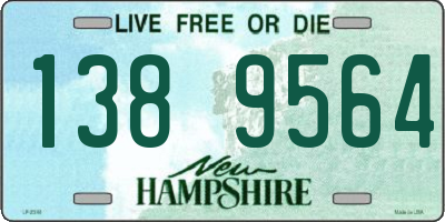 NH license plate 1389564
