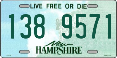 NH license plate 1389571