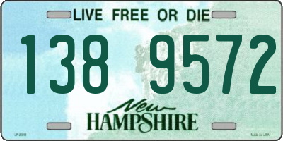 NH license plate 1389572