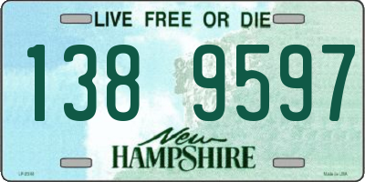 NH license plate 1389597