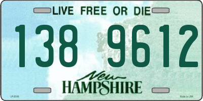 NH license plate 1389612