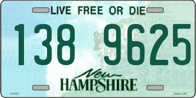 NH license plate 1389625