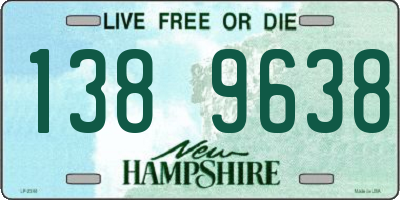 NH license plate 1389638