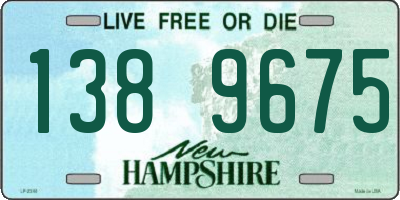 NH license plate 1389675