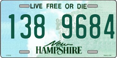 NH license plate 1389684