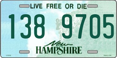 NH license plate 1389705