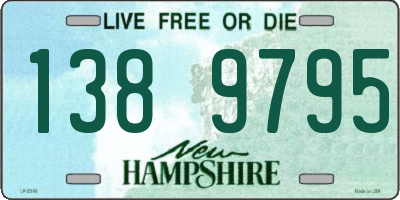 NH license plate 1389795