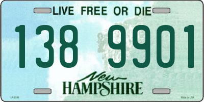 NH license plate 1389901