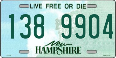 NH license plate 1389904