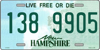 NH license plate 1389905