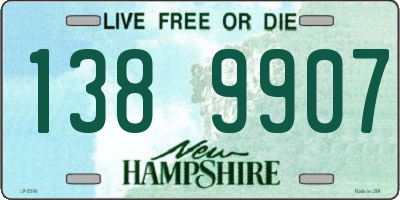 NH license plate 1389907