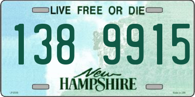 NH license plate 1389915