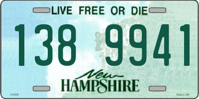 NH license plate 1389941
