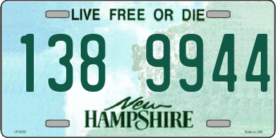 NH license plate 1389944