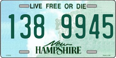 NH license plate 1389945