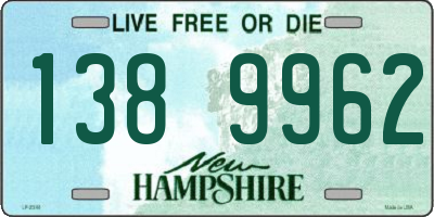 NH license plate 1389962