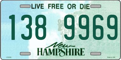 NH license plate 1389969