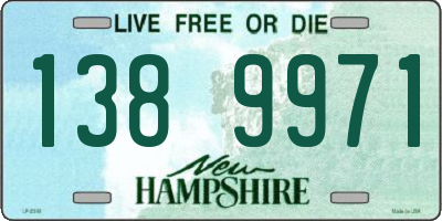 NH license plate 1389971