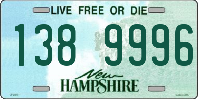 NH license plate 1389996