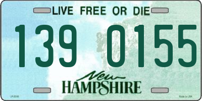 NH license plate 1390155