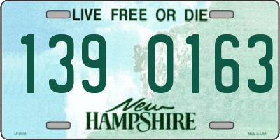 NH license plate 1390163