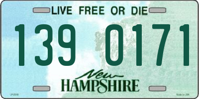 NH license plate 1390171