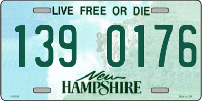NH license plate 1390176