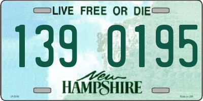 NH license plate 1390195