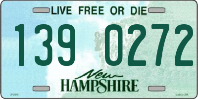 NH license plate 1390272