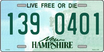 NH license plate 1390401
