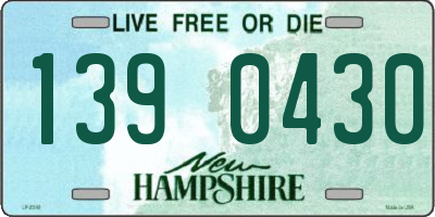 NH license plate 1390430