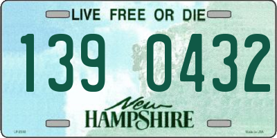 NH license plate 1390432