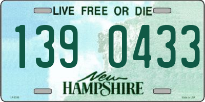 NH license plate 1390433