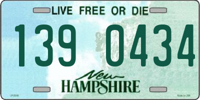 NH license plate 1390434