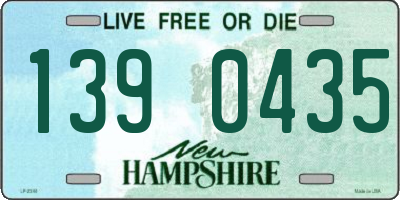 NH license plate 1390435