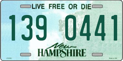 NH license plate 1390441