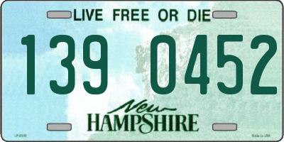 NH license plate 1390452