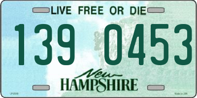 NH license plate 1390453